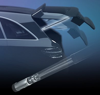 汽車(chē)尾門(mén)推桿應用